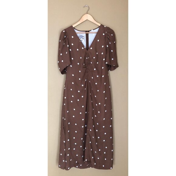 NWT Baum und Pferdgarten Addax pinecone dot print midi dress - Picture 6 of 9